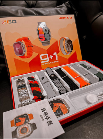 9 IN 1 Strap Z60 Ultra-2 Smart Watch