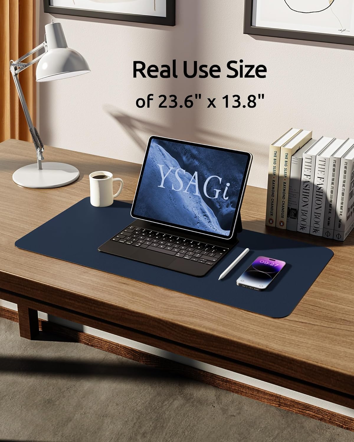 Double Sided PU Leather Desk Mat