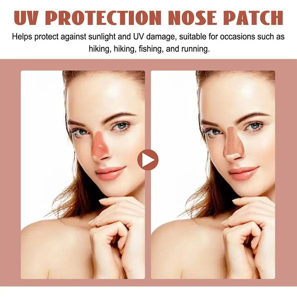 24pcs Sunscreen Nose Patch Nose Protection Stickers Nose